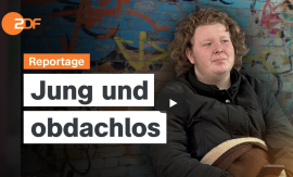 Für die Reportage "jung und obdachlos" hat ein Team des ZDF unter anderem am Smart Kiosk von Don Bosco Nürnberg gedreht