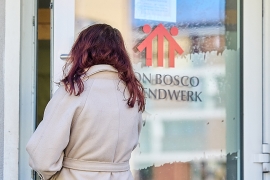 Tür zum Offenen Tagestreff im Don Bosco Jugendwerk Nürnberg