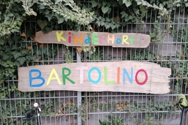Eingang zum Kinderhort Bartolino von Don Bosco Nürnberg