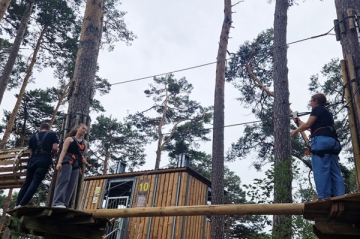 Betriebsausflug von Don Bosco Nürnberg in den Abenteuerwald Endersdorf