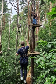 Betriebsausflug von Don Bosco Nürnberg in den Abenteuerwald Enderndorf
