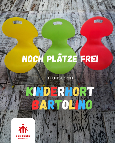 Aktuell sind im Kinderhort Bartolino in Nürnberg Muggenhof noch Plätze frei